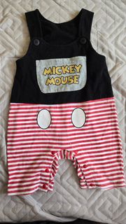 Disney  baby 80碼 Mickey Mouse 嬰兒連身衣 仔
