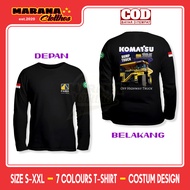 Pama Persada Komatsu HD 785 v2 DB Long Sleeve Distro T-Shirt