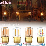 ZLION T28 Crystal Light Bulb, Warm White 1W LED Light Bulb,  Candle E26 E27 Incandescent Light Bulb 