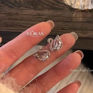 Stainless titanium earrings, women's titanium earrings, women's earrings, 4-leaf clover earrings, wo