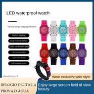 waterproof watch GENEVA Quartz Watch Silicone Women's Unisex Watches Wrist Watch