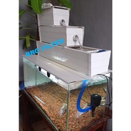 3-stack Gutter FILTER, AQUARIUM FILTER AQUARIUM FILTER 50-100CM