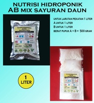Nutrisi AB mix Fabmix-1 Liter sayuran daun