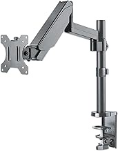 Manhattan 461580 Universal Gas Spring Monitor Mount, Single Gas-Spring Jointed Arm, Supports One 17"