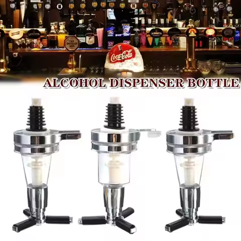 25/35/45ML Liquor Dispenser Head Replacement Nozzle, Wine Holder Shot Bottle for Whiskey Liquor Disp