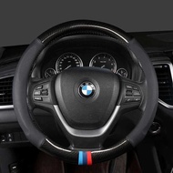 Steering-Wheels Car Cover 38Cm 15"Leather For 1 2 3 4 5 6 7 Z Series E46 E90 E87 F20 F22 F45 F30 G2