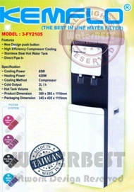 kemflo alkaline hot and cold water dispenser