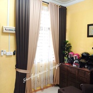 langsir eylet. langsir ring , langsir kayu, langsir murah