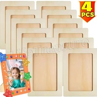 1-4Pcs Wood Photo Frames - 19X14 Wood Picture Frame Stand - For Pictures Photo Decor - Vertical Pict