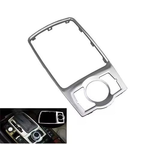 4F0864260A For Audi A6c6 Q7 2005-2012Front Console Frame Decoration Bezel MMI Shift Knob Fixed Frame