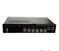 Pre amp digital karaoke car audio system