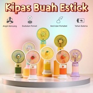 Cute Portable Fan Estick Fruit Fan Portable Flower Fan Cute Fan mini Portable Folding Fan