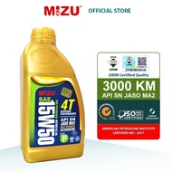 Mizu 15W50 4T [Ester Formulation] SIRIM Fully Synthetic Motorcycle Oil (1L) minyak lc135 yamaha sym 