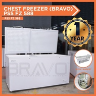 BRAVO Chest Freezer Top Opening 588 Liter Peti Sejuk Beku