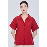 Boxy   Cuffed Blouse