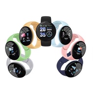 D18S Macaron Smart Watch Bracelet Round Screen Sports Pedometer Sleep Monitoring Heart Rate Phone Wa