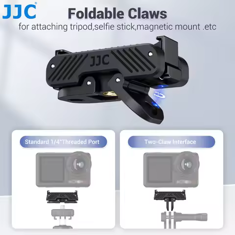 JJC Magnetic Quick Release Mount for DJI Osmo 360 Adapter for Action 5 Pro 4 3 Magnetic Quick Releas