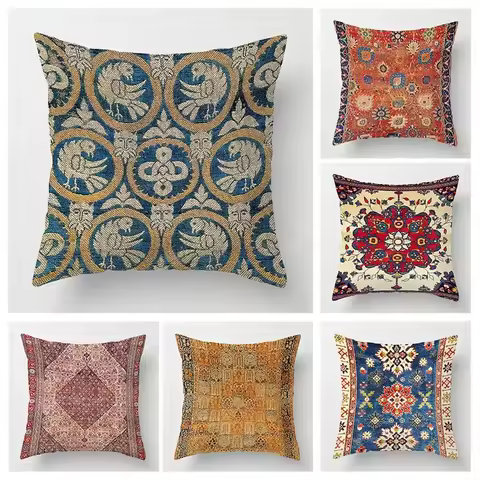 Fall home decor autumn living room throw pillow cover sofa boho Cushion cover 45x45cm 45*45 50*50cm 