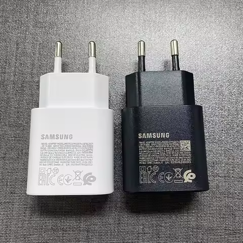 Samsung Galaxy A55 A54 A35 A34 A14 5G 25W Super Fast Charger USB C PD Wall Power Adapter For Galaxy 