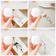 ins keychian case For Baseus E19 E20 WM01 WM02 E16 E17 E18 E12 Case silicone Transparent Earphone Co