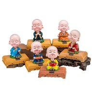 念佛机 唱佛曲 唱车窗摆设 办公室摆设 神台摆设 摇头小沙弥念佛机 立体声喇叭 音响 mini portable Buddhist music player car Buddhist Song Pla