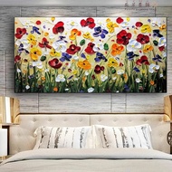 Nordic Art Abstract Flowers Oil Painting on Canvas Wall Art Posters and Prints Wall Pictures for Liv
