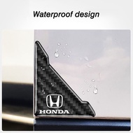 2Pcs/set  Carbon Fiber Trim Car Door Corner anti-scratch sticker Fit for Honda City fc fd Accord Jaz