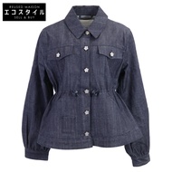 แจ็คเก็ตยีนส์ Cecilie Bahnsen [สภาพดีเยี่ยม/26SS] 4.25RTW14006 CBCANDIDA DENIM JACKET กระดุมดอกไม้ ไ