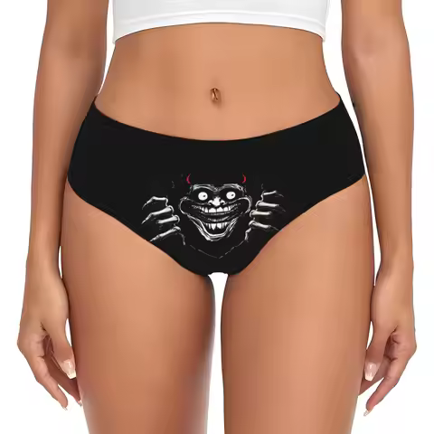Women Troll Face Quest Video Meme Game Comic Panties Comfort Funny Anime Briefs Underwear