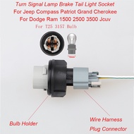 Jeep Compass Car Light 3157 Bulb Socket Cable Adapter Lamp Holder Connector