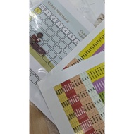 SOFTCOPY LABEL SUBJEK, HARI & JADUAL KELAS