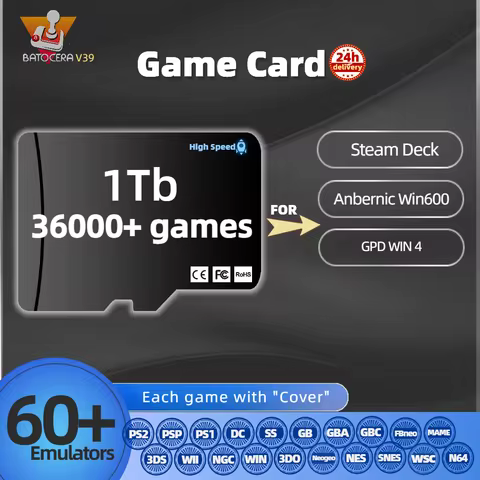 TF Game Card SSD USB Flash For Steam Deck Win600 GPD WIN4 Memory Games Plug&Play PS2 1T 512G 2T Bato