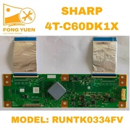 4T-C60DK1X SHARP TV TCON BOARD OR RIBBON  4TC60DK1X