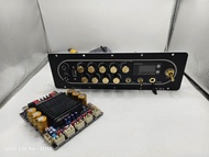 ชุดเพลท SUB 600 โม  ย้ายสาย พ่วงคาราโอเกะ วัดแบตดิจิตอล มีไฟled มีusb