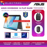 Asus Vivobook 14 Flip TP3407S-AQL028WS 14" WUXGA OLED Touch ( CU7-258V, 32GB, 1TB, ARC, W11P, HS)