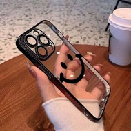 Simple Smile Face Casing For OPPO Reno 14 Pro 14F F A5 2025 Pro Find X8s Plus F29 Pro Transparent El
