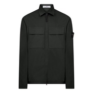 Stone Island Supima Cotton Twill Stretch Overshirt Black