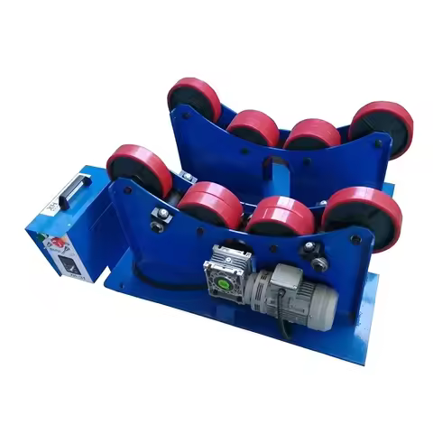 New 1T Welding Roller Frame Small Roller Frame Argon Arc Welding Self-adjusting Adjustable Round Tub