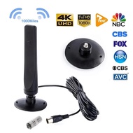 1000 Miles Long-Range Indoor Digital TV Antenna 4K HD Signal Receiver Amplifier 1080P HDTV Free Channels Antenna With Adapter TV Receivers