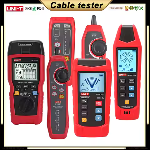 Electric Cable Tester UNI-T UT682D UT683kit Network Line Finder Wire Tracker UT685B Kit TDR Cable Te