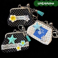 UAENAUH0 Coin Bag Keychain, Multi functional Accessory Y2K Coin Purse, Canvas Vintage Stationery Bag