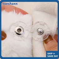 XUESHANN 10Pcs Fastener, Transparent Round Snap Button, Sewing Accessories Acrylic DIY Invisible Sna
