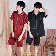 PAJAMAS MEN'S SATIN SLEEPING SHORT MEN'S PAJAMAS SET FOR MEN'S PAJAMAS FOR ADULT BOYS' SATIN PAJAMAS