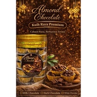 ALMOND CHOCOLATE CLUSTER PREMIUM | COKLAT BADAM BERYLS | CHOCOLATE ROASTED ALMOND CRUNCHY | KUIH RAY