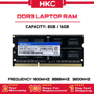 Ramsta / HKC DDR3/DDR4 8GB Laptop RAM 1600MHz 1333Mhz 2666MHZ Auto Compatible | Laptop Memory RAM