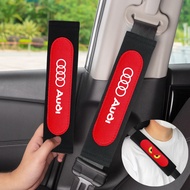 Audi Car Interior Suede Safety Belt Shoulder Protector Suitable For Audi A3 8l 8Y A1 Q5 TT mk2 A5 A4