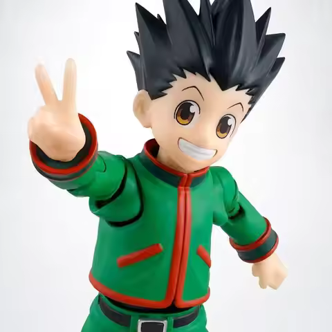 KO SHF Hunter X Hunter Articulated Action Figures Full Set Gon Freecss Killua Zoldyck Anime Collecti