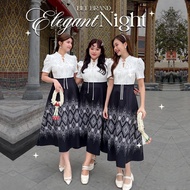BLT BRAND Thai Dress Set Beautiful Flared Long Skirt Available In 7 Color