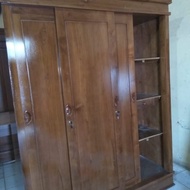 lemari jati 3 pintu