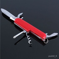 QM🍡Senni Bear Swiss Army Knife Multi-Functional Outdoor Knife Folding Combination Utility Knife Outdoor Survival Self-De